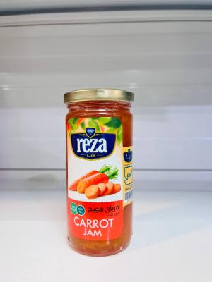 مربا 300 گرم شیشه ای هویج رضا