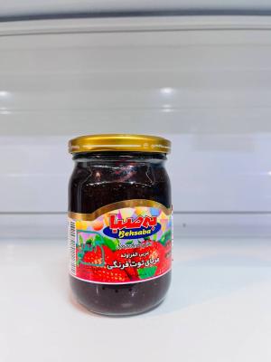 مربا 330 گرم شیشه ای توت فرنگی به صبا