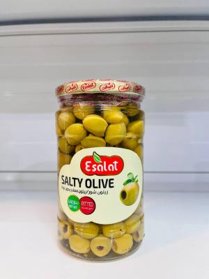 زیتون شور شیشه بدون هسته رضا