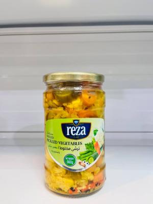 ترشی مخلوط شیشه رضا