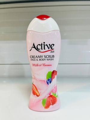 شامپو بدن 400 گرم اسکراپ توت فرنگی اکتیو