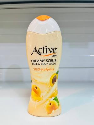 شامپو بدن 400 گرم اسکراپ زردآلو اکتیو