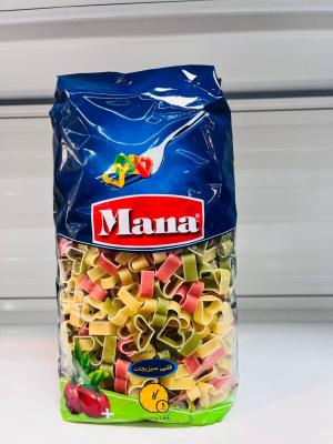 ماکارونی سبزیجات قلب مانا