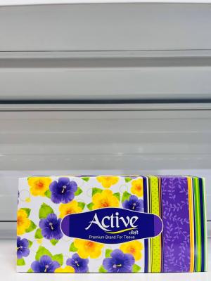 دستمال کاغذی 100 برگ جعبه اکتیو