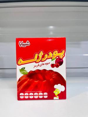 پودر ژله میوه های قرمز شیبابا