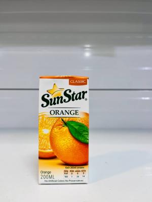 آب میوه 200 میل پرتقال سان استار