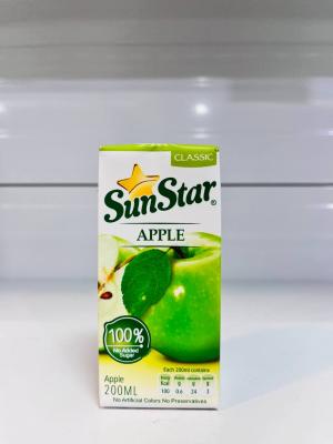 آب میوه 200 میل سیب سان استار