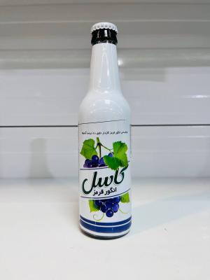 آب میوه بدون گاز انگور شیشه کاسل