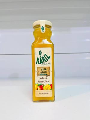 آب میوه شیشه 200 میل انبه کاریز