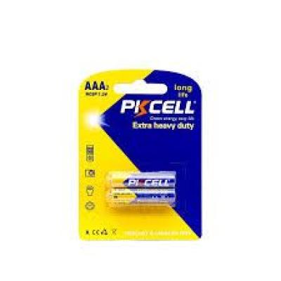 باطری 2 عددی نیم قلم پیسل زرد