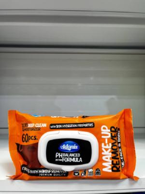 دستمال مرطوب آرایشی 60 عددی آدنیس